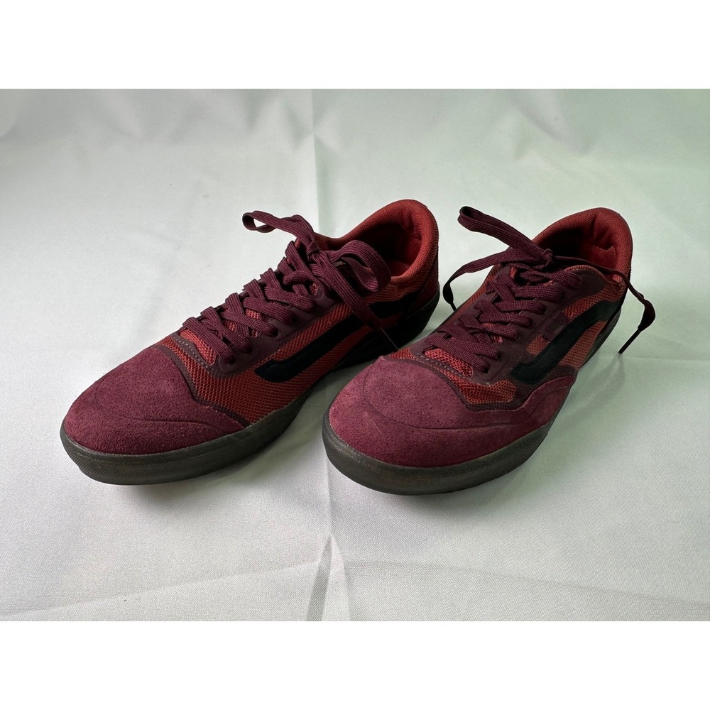 Vans AVE Pro Burgundy Suede Skate Shoes Mens Size 8 Skateboarding Sneakers - Picture 13 of 14